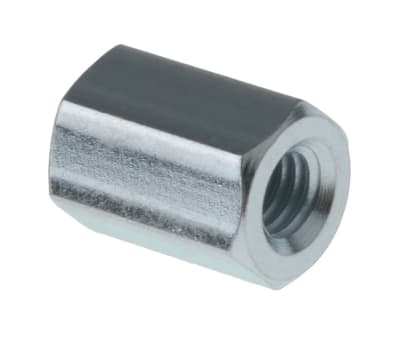 Product image for Threaded spacer,mild steel,M4x10mm,F/F