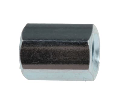 Product image for Threaded spacer,mild steel,M4x10mm,F/F