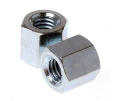 Product image for Threaded spacer,mild steel,M3x5mm,F/F