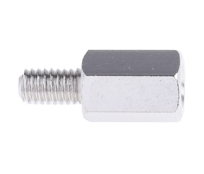 Product image for Steel Hex. Threaded Spacer M6x15mm