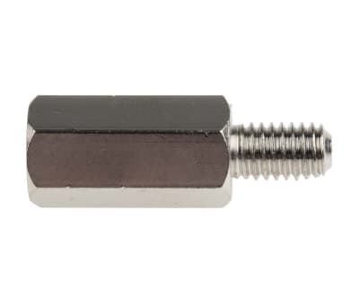 Product image for Steel Hex. Threaded Spacer M6x20mm