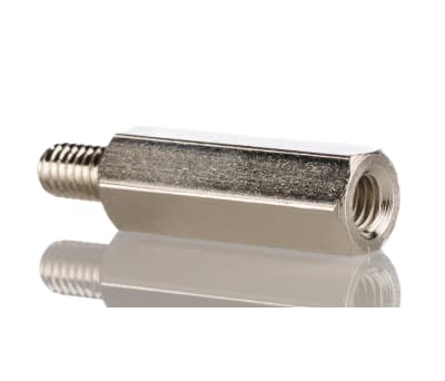 Product image for Steel Hex. Threaded Spacer M6x30mm