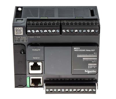 Product image for CONTROLLER M221-24IO RELAY ETHERNET COMP