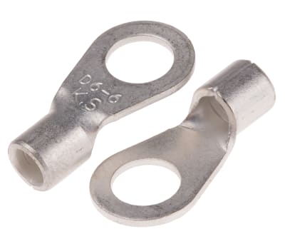 Product image for DIN 46234 NON-INSULATED RING TERMINALS