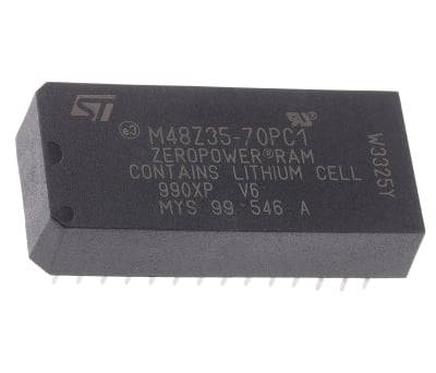 Product image for STMICROELECTRONICS, M48Z35-70PC1