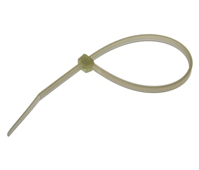 Product image for Cable Tie 203x4.6Natural heat stabilised