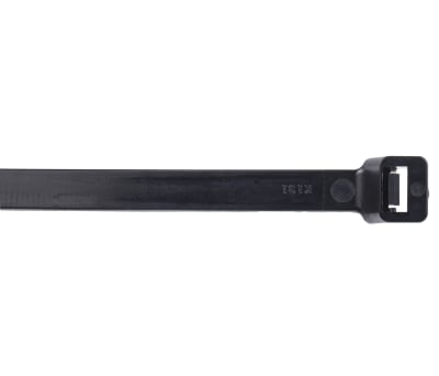 Product image for CABLE TIE 610X9.0 BLACK NYLON 66 H/DUTY