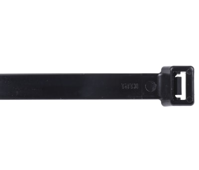 Product image for CABLE TIE 550X12.7 BLACK NYLON 66