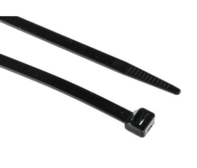 Product image for Cable Tie 300x7.6 Black Nylon 66