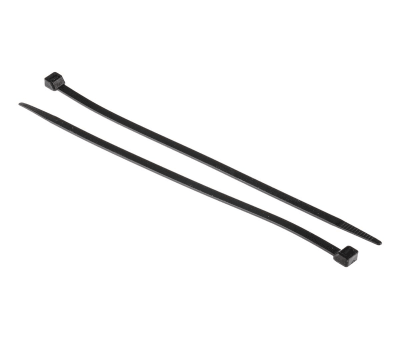 Cable Zip Ties 300mm x 7.6mm Black Pack of 100 - Impact