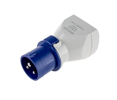 Product image for Adaptor 1 Way IEC309 plug to ANZ Socket