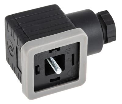 Product image for Socket PG9 2 Pole + Earthing, Black