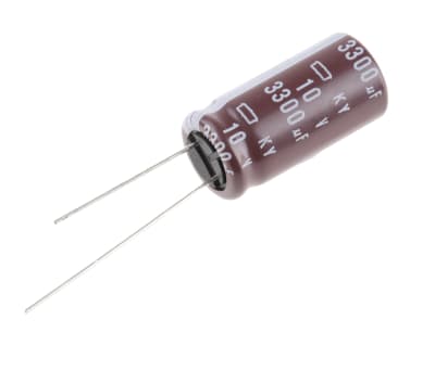 Product image for ALUMINIUM RADIAL CAPACITOR 3300UF 10VDC