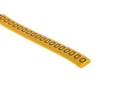 Product image for Slide On PVC Yellow Cable Marker 0