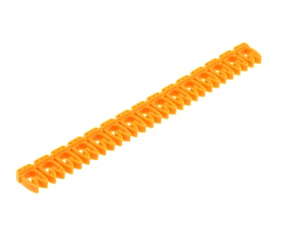 Product image for Clip on Nylon 66  Cable Marker Pk Mixed