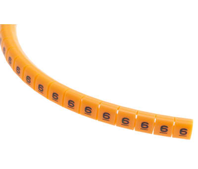 Product image for Snap-on Nylon 6 Orange Cable Marker 6