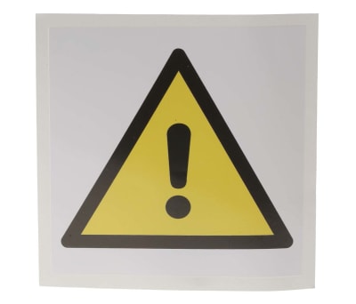 Product image for 100x100mm Vinyl General Warning Sign