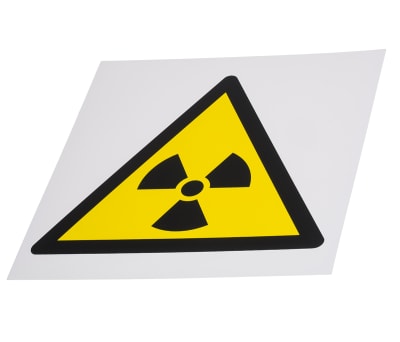 Product image for 200x200mm PP Radioactive Material Sign