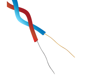 Product image for ANSI Type T Thermocouple Cable 25M