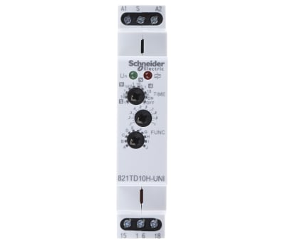 Product image for Time delay relay, SPDT, 15 A, DIN rail