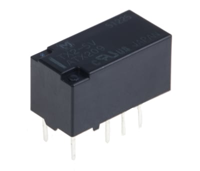 Product image for Relay,DPDT-NO/NC,5DC,Vol-Rtg 30DC,8 Pin