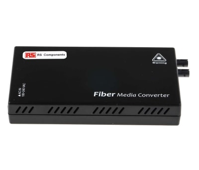 Product image for RJ45 to fibre media ethernet converter