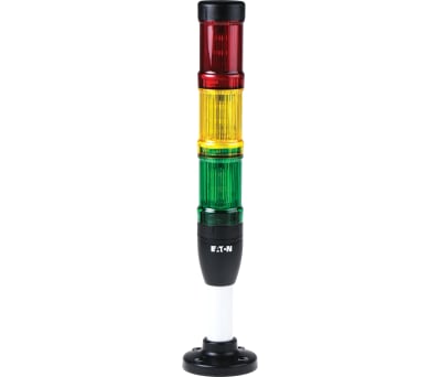 Product image for LED SIGNAL TOWER, RED/YELLOW/GREEN, 24V