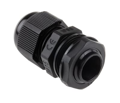 Product image for Nylon Cable Gland M16 Black 5- 10mm