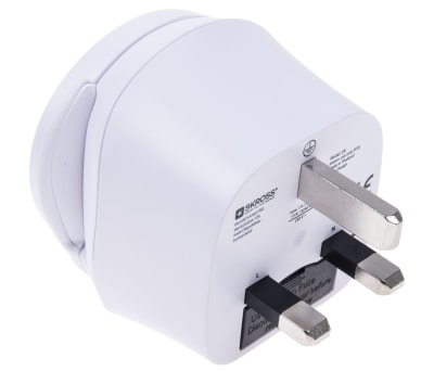 Product image for WORLD TO EURO & UK TRAVEL ADAPTER PLUG