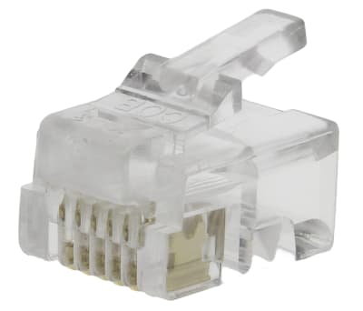 Product image for RJ12 6P6C UNSHIELDED PLUG