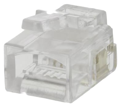 Product image for RJ12 6P6C UNSHIELDED PLUG