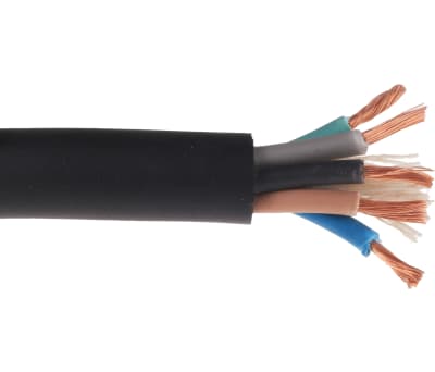 Product image for H07RNF 5 CORE 1.5MM RUBBER CABLE 50M