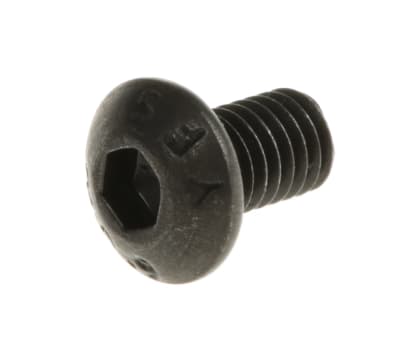 Product image for Blk steel skt button head screw,M3x5mm