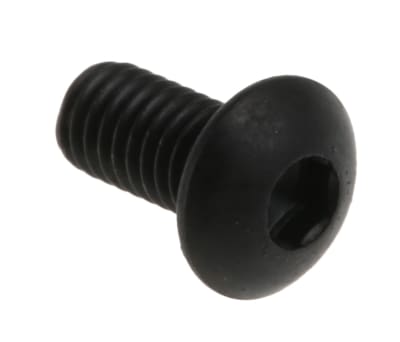 Product image for Blk steel skt button head screw,M3x6mm