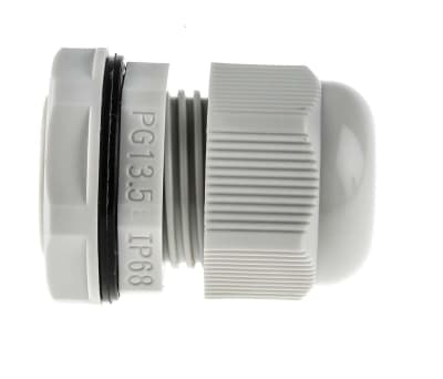 Product image for round top cable gland PG13.5 Grey  IP68