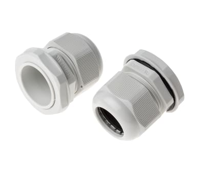 Product image for round top cable gland PG29 Grey  IP68