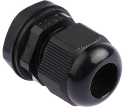 Product image for round top cable gland PG13.5 Black  IP68