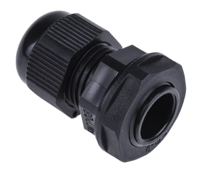 Product image for round top cable gland PG9 Black  IP68