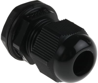 Product image for round top cable gland PG11 Black  IP68