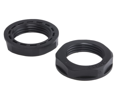 Product image for PG13.5 BLACK LOCKNUT IP68