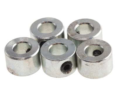 Product image for Steel Shaft Collar, One Piece, Bore 6mm