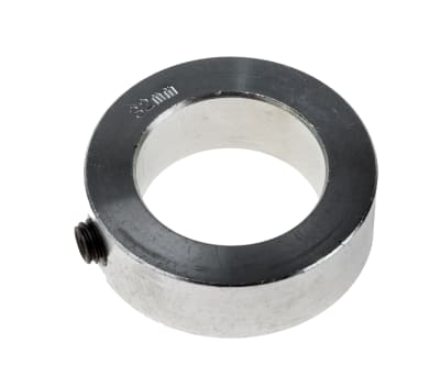 Product image for Steel Shaft Collar, One Piece, Bore 32mm