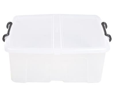 Product image for 24 LITRE CONTAINER WITH HINGED LID