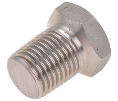 Product image for 1/4in F/Steel 316 Hex Plug Male Joint