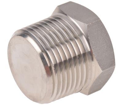 Product image for 1in F/Steel 316 Hex Plug Male Joint