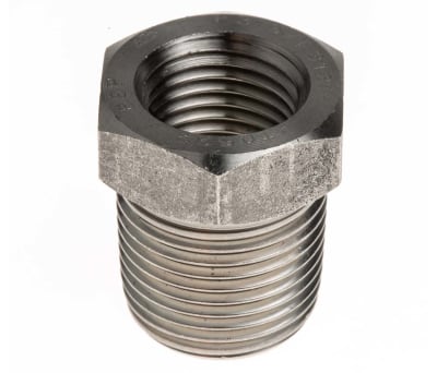 Product image for 3/8in F/Steel 316 Hex Bushing M/F Joint