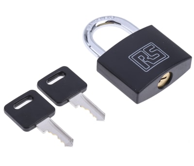 Product image for RS PRO All Weather Brass Padlock 43mm