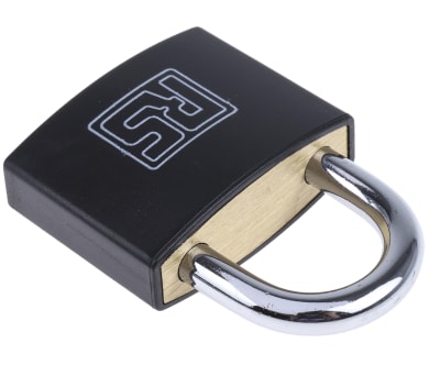 Product image for RS PRO All Weather Brass Padlock 43mm