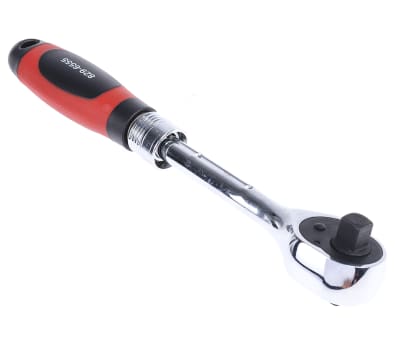 Product image for 1/4X 3/8 DUAL EXTENDABLE STUBBY RATCHET