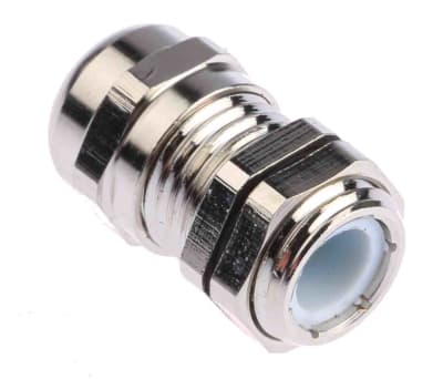 Product image for PG7 Brass Cable gland + locknut,3-6.5mm